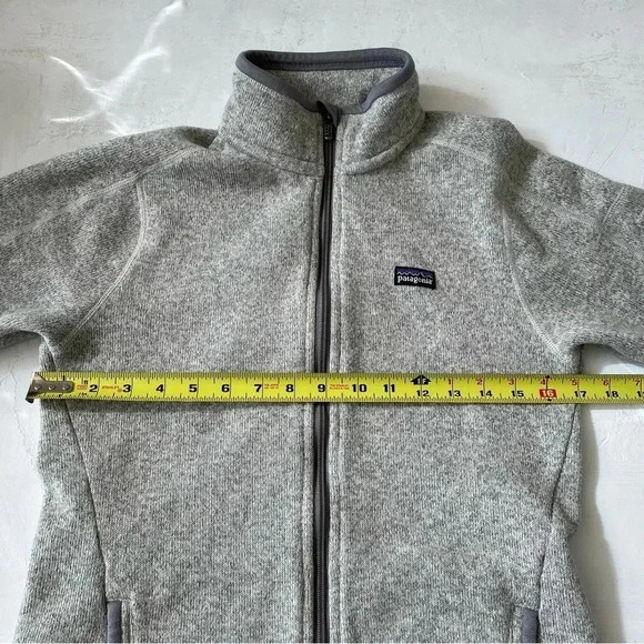 Patagonia Women's Better Sweater Jacket Natural Grey Size S - Picture 6 of 10